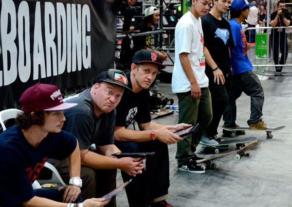 Yes, that is Torey Pudwill as one of the judges